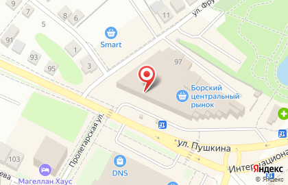 Салон Оптика Центр на улице Пушкина на карте