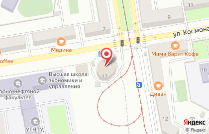 Ресторан быстрого питания KFC в Орджоникидзевском районе на карте