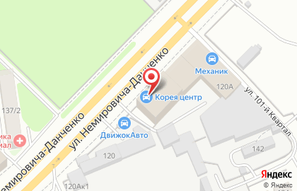 Агентство недвижимости Премиум на улице Немировича-Данченко на карте
