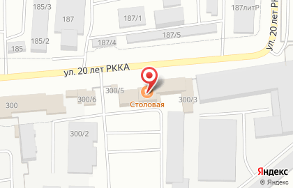 Столовая в Омске на карте