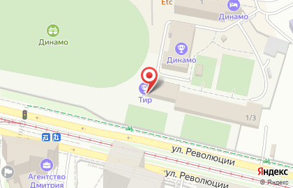 Центр стрелковой подготовки в Свердловском районе на карте