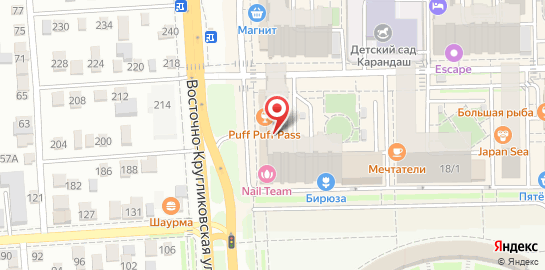 Студия лазерной эпиляции PRO VOLOS на Восточно-Кругликовской улице на карте