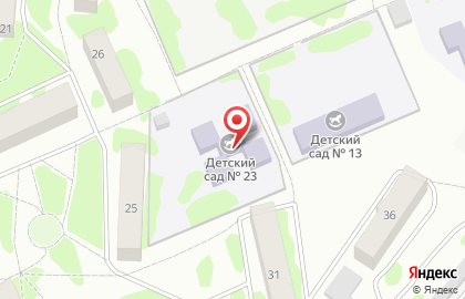 Детский сад №13 в Ижевске на карте