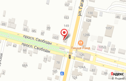 Магазин Домашние курочки на улице Гагарина на карте