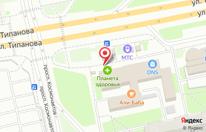 Фирменный магазин Великолукский мясокомбинат на проспекте Космонавтов на карте
