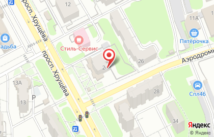 Проектная компания на проспекте Хрущёва на карте