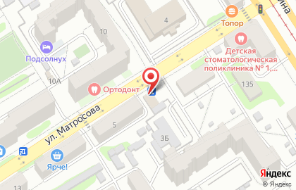 Пивной магазин Бочка на улице Матросова на карте