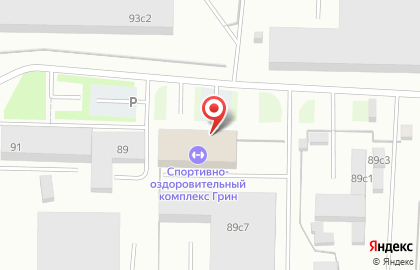 Грин на Индустриальной улице на карте