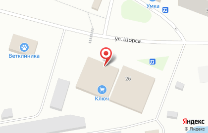 Магазин товаров для детей и постельных принадлежностей Ключ на карте