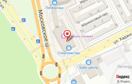 Магазин техники М.Видео на Московском шоссе на карте