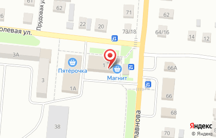 Супермаркет Магнит на Полевой улице на карте