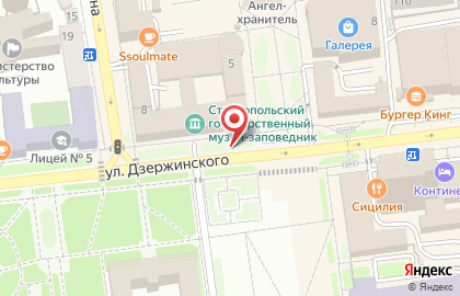 QA Hotel Service на улице Дзержинского на карте