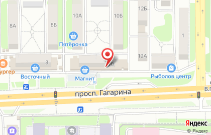 Фирменный магазин Мясная деревня на проспекте Гагарина на карте