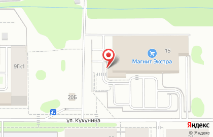 Гипермаркет Магнит Семейный в Новомосковске на карте