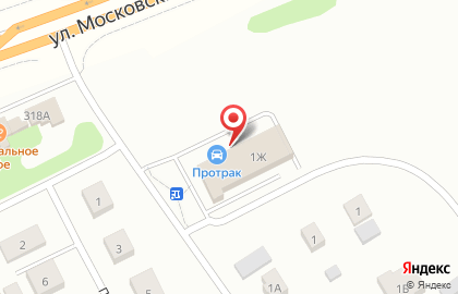 Супермаркет Пятёрочка на Трактовой улице на карте