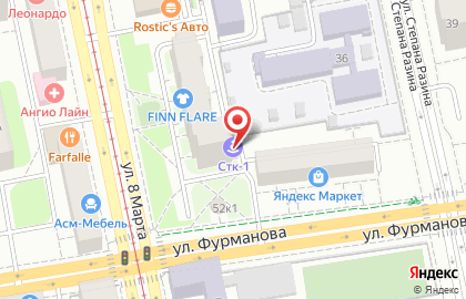 Автошкола Стк-1 в Ленинском районе на карте