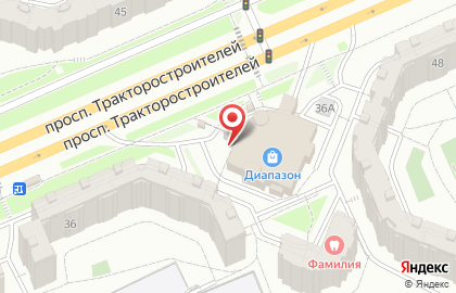 Аптека Аптеки Поволжья на проспекте Тракторостроителей на карте