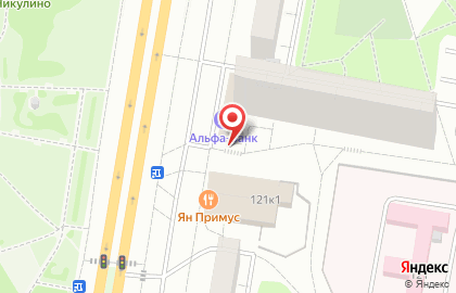Мини-маркет на проспекте Вернадского на карте