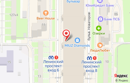 Магазин подарков Lilkko на Ленинском проспекте на карте
