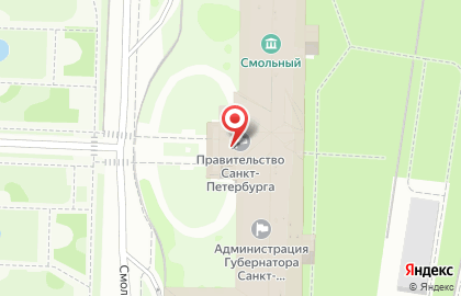 Правительство Санкт-петербурга на карте