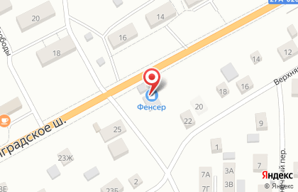 Компания БалтСептик в Вишнёвом переулке на карте
