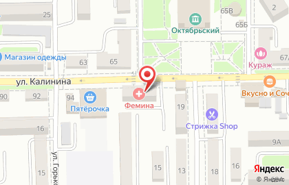 Медицинский центр Фемина в Ростове-на-Дону на карте