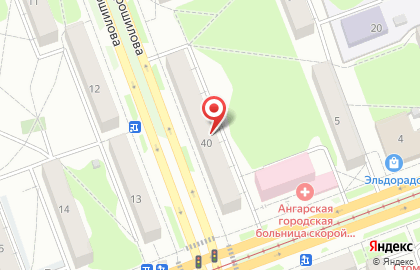 Этажи в Ангарске на карте