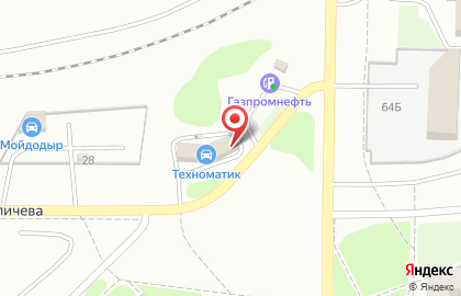 Автомойка самообслуживания Техноматик на проспекте Свердлова на карте