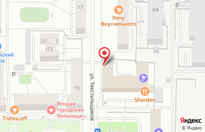 Магазин у дома Бристоль на улице Текстильщиков на карте