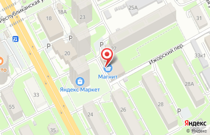 Супермаркет Магнит в Нижнем Новгороде на карте