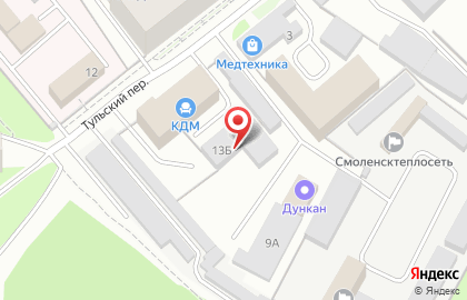 Торговая компания КиТ в Тульском переулке на карте