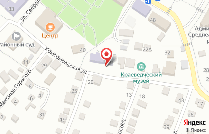 Центр на Комсомольской на карте