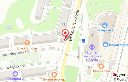 Салон сотовой связи Связной на улице Красных Зорь на карте