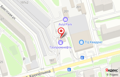 Автостоянка в Новосибирске на карте