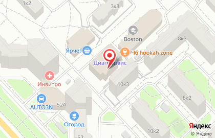 Яроблтур на Ленинградском проспекте на карте