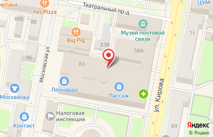 Мебельный салон Много Мебели на Московской улице на карте