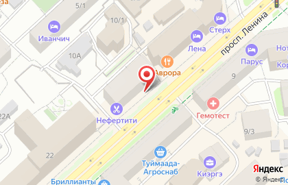 АЭБ на проспекте Ленина, 10 на карте