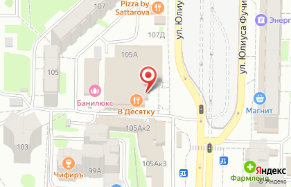 Ростелеком, ЗАО НСС на улице Юлиуса Фучика на карте