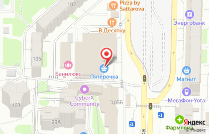 Мегалинк на улице Юлиуса Фучика на карте
