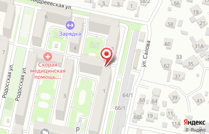 Продовольственный магазин Южный в Ставрополе на карте