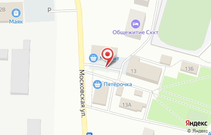 Супермаркет Магнит на Московской улице, 11А на карте