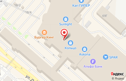 Федеральная сеть салонов мягкой мебели Ardoni в Советском районе на карте