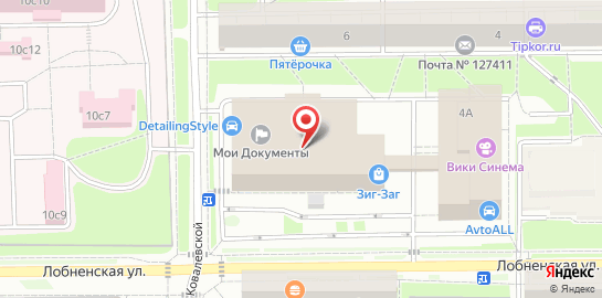 Автосервис Вилгуд на Лобненской улице на карте
