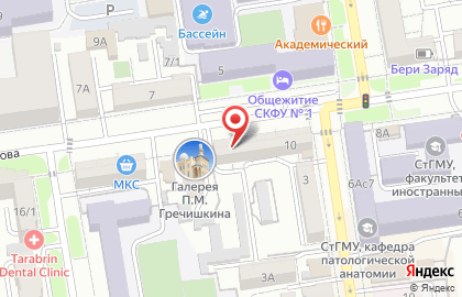 Магазин овощей и фруктов в Ставрополе на карте