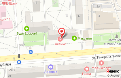 IT-компания полного цикла INGcorporation на улице Генерала Лизюкова на карте