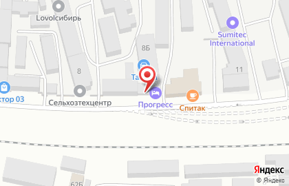 Гостиница Прогресс на 3-ей Транспортной улице на карте