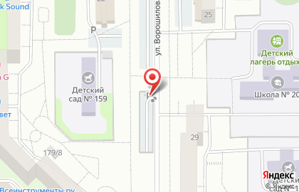 Автостоянка в Челябинске на карте