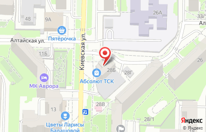 Мастерская низких цен Tehnoo на Киевской улице на карте