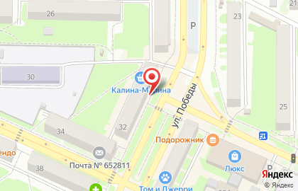 Фирменный магазин Крестьянское хозяйство на улице Победы на карте