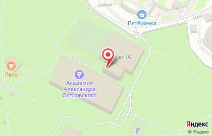 Спортивный центр Академия Александра Островского на карте